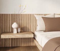 חיפוי קיר עץ אלון