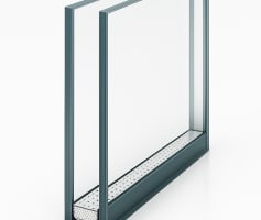 חלון זכוכית בידודית