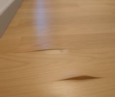 פרקט שהתנפח