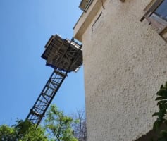 הובלה עם מנוף לקומה גבוהה 