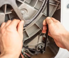 תיקון רצועה במייבש כביסה לא מסתובב