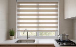 וילון זברה למטבח