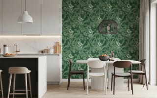 טפט על קיר במטבח