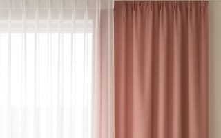 וילון האפלה וילון שקוף