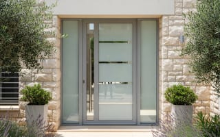 דלת כניסה זכוכית