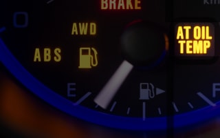 נורת at oil temp ברכב