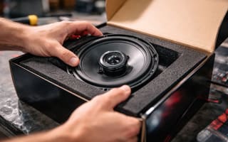 רמקול קואקסיקלי מהאריזה