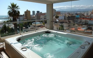 גקוזי במרפסת