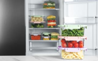 סידור ירקות במקרר