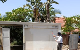 צביעת שער ברזל