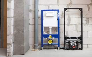 קונסטרוקציה לאסלה תלויה על גבס