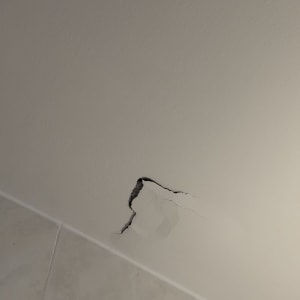 קיר עם סדק ותיקון נדרש