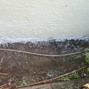 קיר עם צינורות ואדמה, קשור לשיפוץ