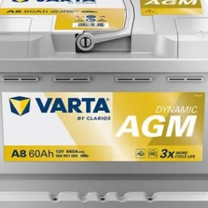 מצבר רכב מסוג AGM של חברת VARTA