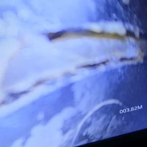 תצוגת מסך של מצלמה עם תמונת צינור