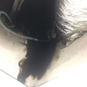 צינור ירוק ומערכת אוורור עם בידוד כסוף