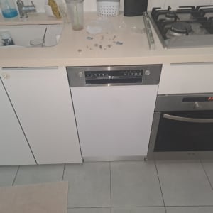 מטבח עם כיור, מדיח ותנור