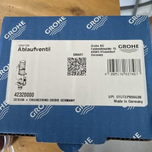קופסת מנגנון הדחה לניאגרה של חברת גרואה (GROHE)