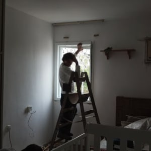 תותח תריסי אלומיניום בפעולה