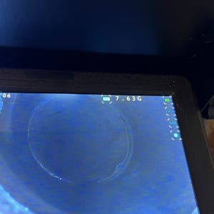 מסך מצלמת אינספקציה לצנרת עם תצוגת צינור