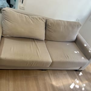 ספת בד נקייה בגוון בז