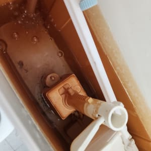 מנגנון פנימי של ניאגרה גלויה במהלך בדיקה או תיקון