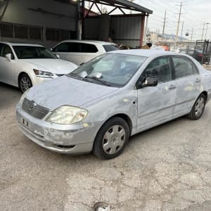 רכב עם סימני שפכטל בתהליך תיקון צבע