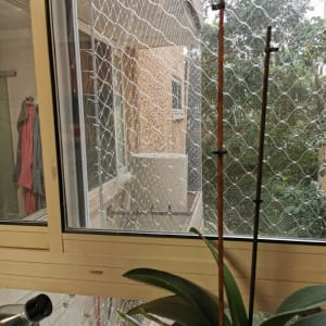 רשת הגנה על חלון למניעת כניסת יונים