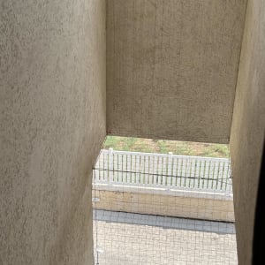 רשת למניעת כניסת יונים בין קירות בניין