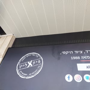 רשת ומחטים למניעת כניסת יונים על גג חנות