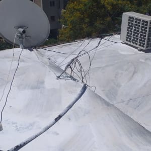 גג לאחר סיוד