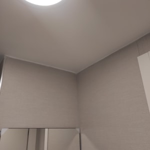 תקרה מוארת עם פאנל תאורה עגול