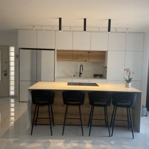 המטבח שהוזז ממקומו המקורי, אחרי השיפוץ