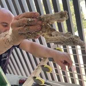 יד מחזיקה גוף חימום עם אבנית מסולארי