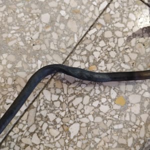 הגדלה של החלק שנשרף