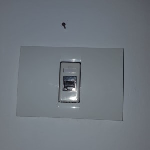 שקע רשת קיר עם חיבור RJ45