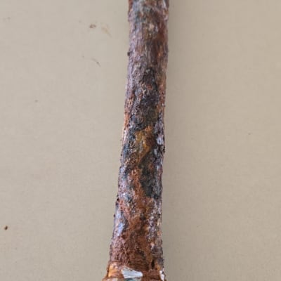 צינור חלוד שהוחלף בתחום sunBoiler