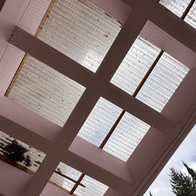 רשתות מונעות כניסת יונים בתקרה פתוחה