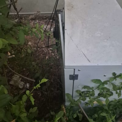 מכשיר קירור תעשייתי בין צמחים