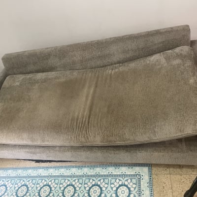 ספה עם כרית מושב מוסרת לניקוי