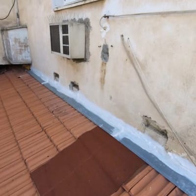 תיקון גג רעפים עם יריעות איטום