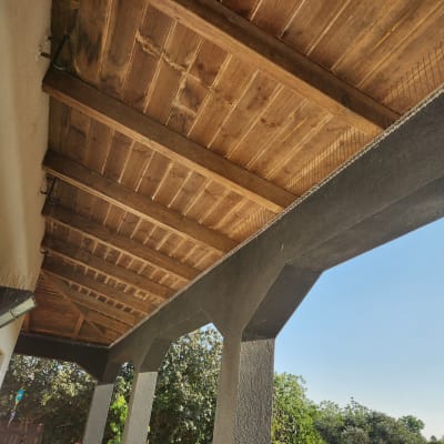 רשתות ודוקרנים למניעת כניסת יונים מתחת לגג עץ