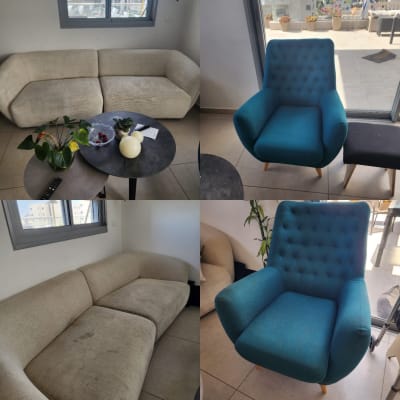 ספות וכורסאות בחדר, ניקוי ספות