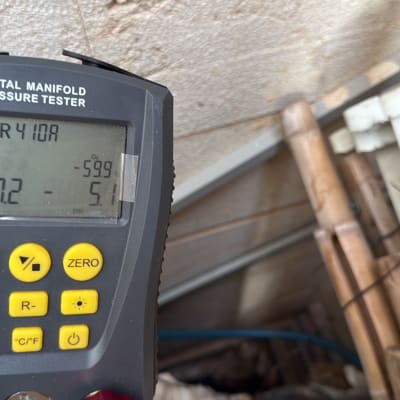 מד לחץ דיגיטלי לבדיקת לחץ גז במערכת מיזוג אוויר