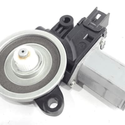 מנוע חלון לרכב בצבע אפור ושחור