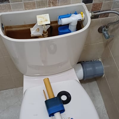החלפת מצוף ומנגנון ניאגרה גלויה באסלה