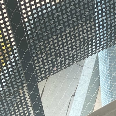 רשת למניעת כניסת יונים על מבנה