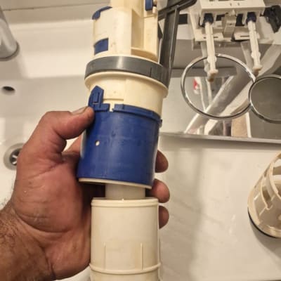 יד מחזיקה חלק פלסטיק של אסלה