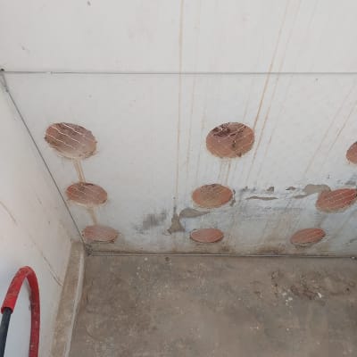 רשתות על קיר למניעת כניסת יונים