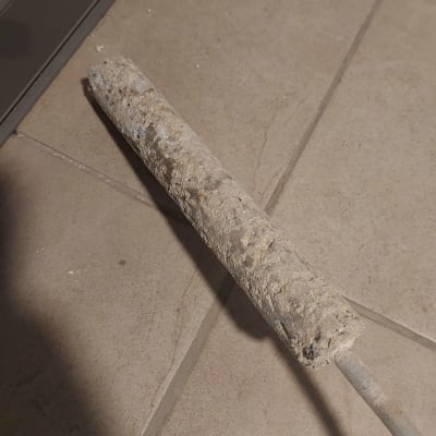 אלמנט חימום של דוד שמש עם אבנית